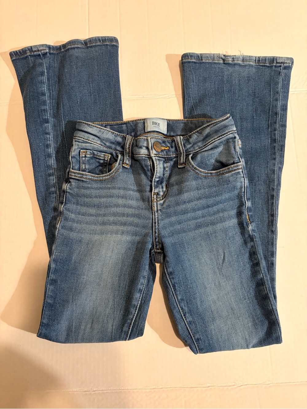 Youth sz12 BKE Medium Blue Boot Cut Jeans